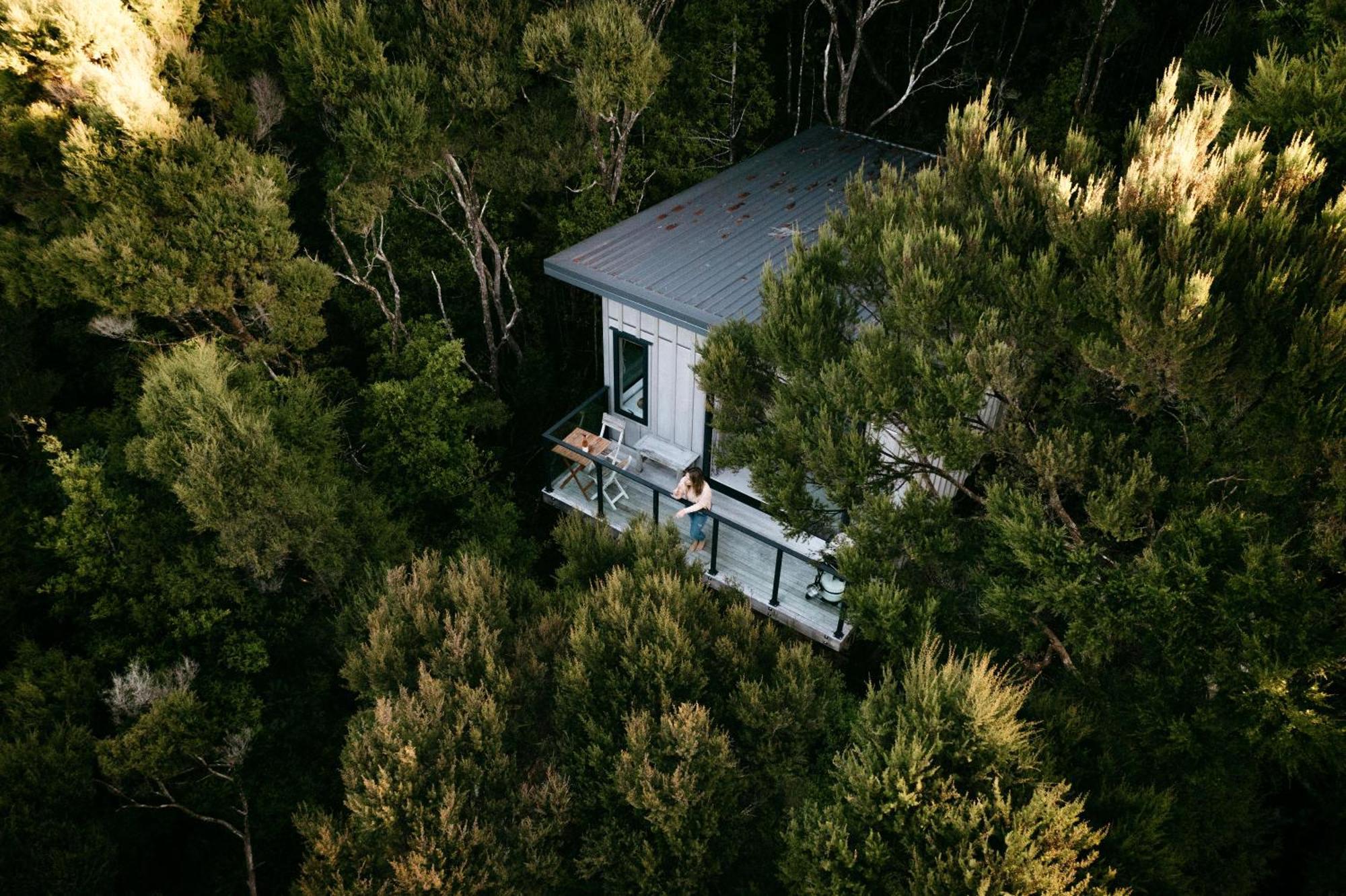 Treetop Tranquility At Rekindle Tree Houses Opua Экстерьер фото